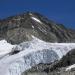 Der stark zerrissene Gletscher mit riesigen Spalten und der Südgrat des Aletschhorn 4195m