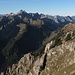 Hochblasse und Hochplatte mit Krähe und Kameraden beim Aufstieg zur Klammspitze.