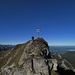 Am Gipfel der Klammspitze