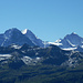 Das Gindelwalder Dreigestirn Eiger Mönch und Jungfrau.
