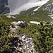 Blick hinunter zum Aufstieg