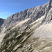 Blick zurück auf den weiteren Verlauf des Wilde-Bande-Steigs bis zum Stempeljoch