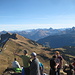 Osten<br />im Mittelgrund die Üntschenspitze, erst vor kurzem von mir zum ersten Mal besucht 