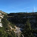Ziel in Sicht - ein kleiner Teil der Antennen, die auf den Gipfeln der Paganella installiert sind. Der Hauptgipfel, La Roda, ist links im Bild.