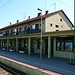 Der Bahnhof Szentgotthárd mit dem neuen, erhöhten Hausperron.