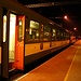 Personenzug 9951 nach Sopron steht in Szentgotthárd zur Abfahrt bereit.