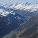"Gleitschirm" -Sicht nach NW vom Pecian-Gipfel