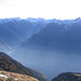 Il Vallone e, al di là del solco della Val Leventina, la Val d'Ambra.  