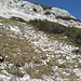 Blick vom Wilden-Bande-Steig zur Felshoehle