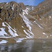 der Wysse See ( unter dem Torrenthorn) hat  eine  Eisschicht