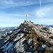Gipfel des Gaishorn (2247 m) mit neuem Kreuz