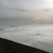Dalla nebbia sbucano il Monte Rai, il Cornizzolo, il Monte Tesoro e la Valcava