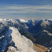 genialer Blick vom Hochwanner ins Karwendel