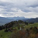 im Hintergrund Säntis und Altmann,vorne das Paradies mit dem berühmten Dreiländerblick