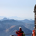 Blick vom Gipfel nach Westen zu [http://www.hikr.org/tour/post32754.html Aiplspitze] , [http://www.hikr.org/tour/post33838.html Risserkogel] und [http://www.hikr.org/tour/post32058.html Zugspitze]