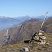 <b>Le due cime principali raggiunte oggi: la Cima di Screvia (1492 m) e il Caval Drossa (1632 m).</b>