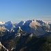 Blick vom Söllerpaß zum Karwendel, davor die Ahrnplattenspitze
