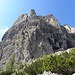 Umrundung Sass de Masores Occidentale oder Mur Pisciadu Occidentale, 2560 m mit Brunecker Turm oder Torre Brunico, 2523m.