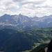 Pralongia Skigebiet, mit Lavarella(3055m) und Conturines(3064m). im Hintergrund