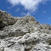 Unterwegs zum Pisciaduspitze, 2985m, leicht und steil zum Gipfel.