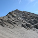 Linker Bildteil: Westgrat von La Luette, rechts (der scheinbar tiefere Punkt) ist der Gipfel