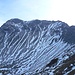 Der Schnee zaubert ein interessantes Muster auf die Gaishorn-Nordflanke