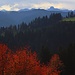 Herbstliche Föhnstimmung mit Sicht zum Stockhorn (2190,0m).