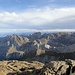 Im Abstieg zum Mesmer mit dem Ausblick auf die mittlere Alpsteinkette.