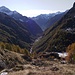 La Valle di Alagna, in basso sulla dx Alpe Pile-Rif.Pastore