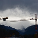 Blick von Interlaken Richtung Jungfrau. Trübes Wetter...