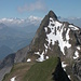 Pointe de Pray vom Vanil sur Combe, hinten links Mont Blanc (18.6.2005)
