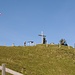 6824 Kreuz, Panorama-Tafel, Schweizerfahne