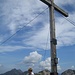 so ein massives Kreuz und doch fast nie besucht - wir sind die 5. Besteigung 2008 und das Ende Juli !