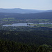 Blick von der Waldsteinschüssel nach Süden auf Weißenstädter See und Kösseine