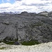 Puezhutte, 2475m, am Fusse des Gherdenacia Plateau, Col dela Sone und Sassongher oben.
