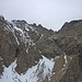 Beim Abstieg vom Gatschkopf: Blick über's Gasilltal zur Parseierspitze. Unterhalb ihres Gipfelaufbaus liegt der Grinner Ferner - ziemlich versteckt!