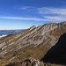 Rückblick auf zuvor bestiegenen Schinberg mit seinen beiden Gipfeln.