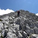 Im wunderschone Aufstieg zum Schonfeldspitze, 2653m,mit leichten Kletterpassagen (I). 
