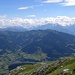 Maria Alm, 800m, am Fusse des Dientner Berge und Steinernes Meer, Hohe Tauern im Hintergrund.