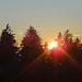 Sonnenuntergang auf Farner