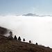 <b>La Cima di Fojorina (1810 m) emerge dalla nebbia.</b>