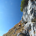 Einstieg zum [U sglider]-Spezialaufstieg oberhalb der Alp Raa
