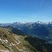 die Kreuzspitze und die nahen Gipfel des Lechquellengebirges