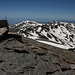 Gipfel Pico del Veleta - Blick in südwestliche Richtung auf den weiteren Verlauf des Kamms der Sierra Nevada.