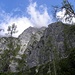 Die Machtige Sudostwand des Birnhorn,2634m,gesehen im Aufstieg zur Passauer Hurtte,2033m.