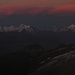 Morgenstimmung vom Oberaarhorn Richtung Matterhorn, Weisshorn