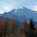 Von Westen ziehen bereits Schleierwolken zum Mont Blanc