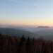Bernhardstein, abschließender Blick in die Sächsische Schweiz