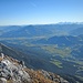 Links Birnhorn, rechts die östlichsten Dreitausender der Alpen.