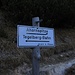 Wegweiser am Abstieg von der Ahornspitze-Abzweig Tegelbergweg